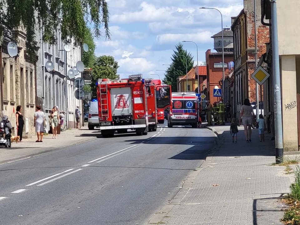 Potrącenie rowerzystki w Jarocinie