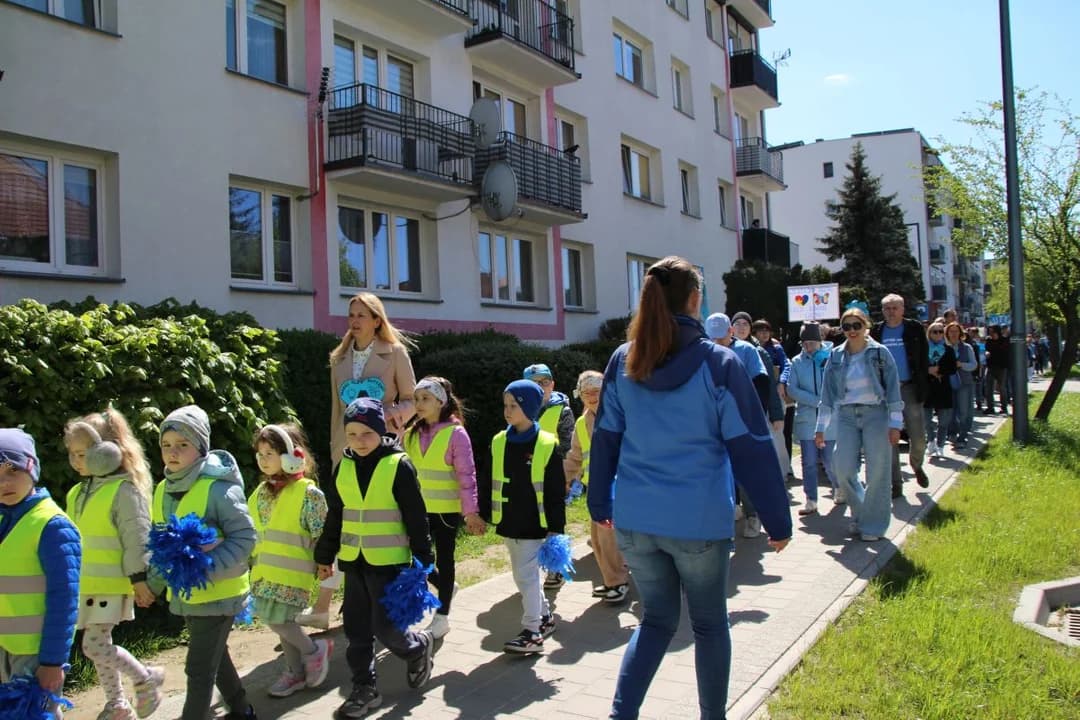 Marsz dla autyzmu w Jarocinie