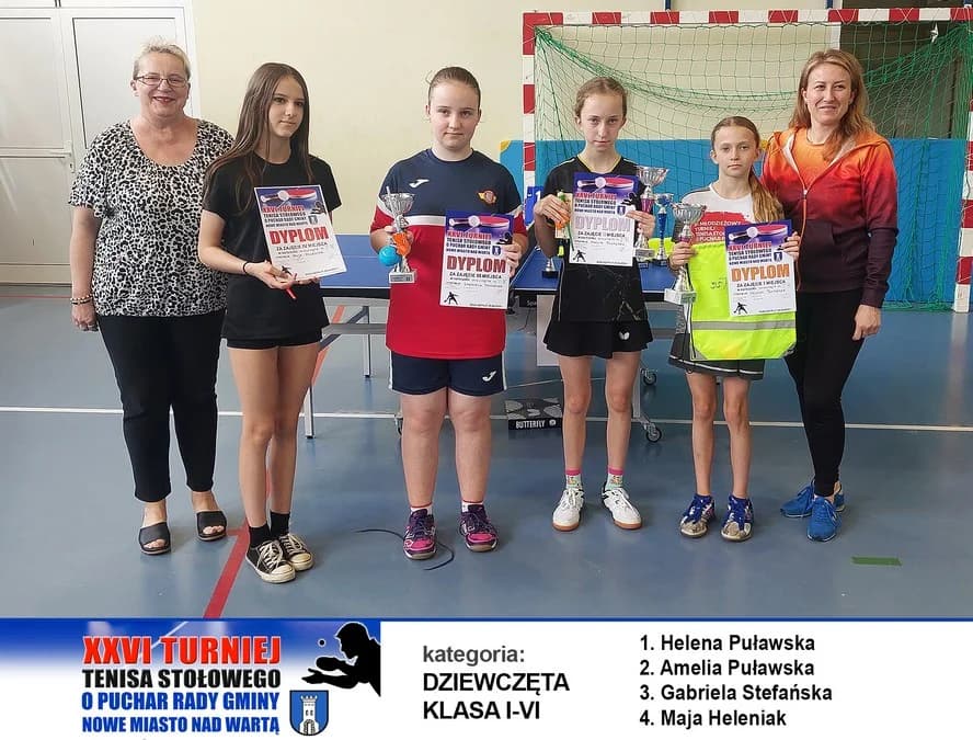 XXVI Turniej Tenisa Stołowego w Nowym Mieście Nad Wartą