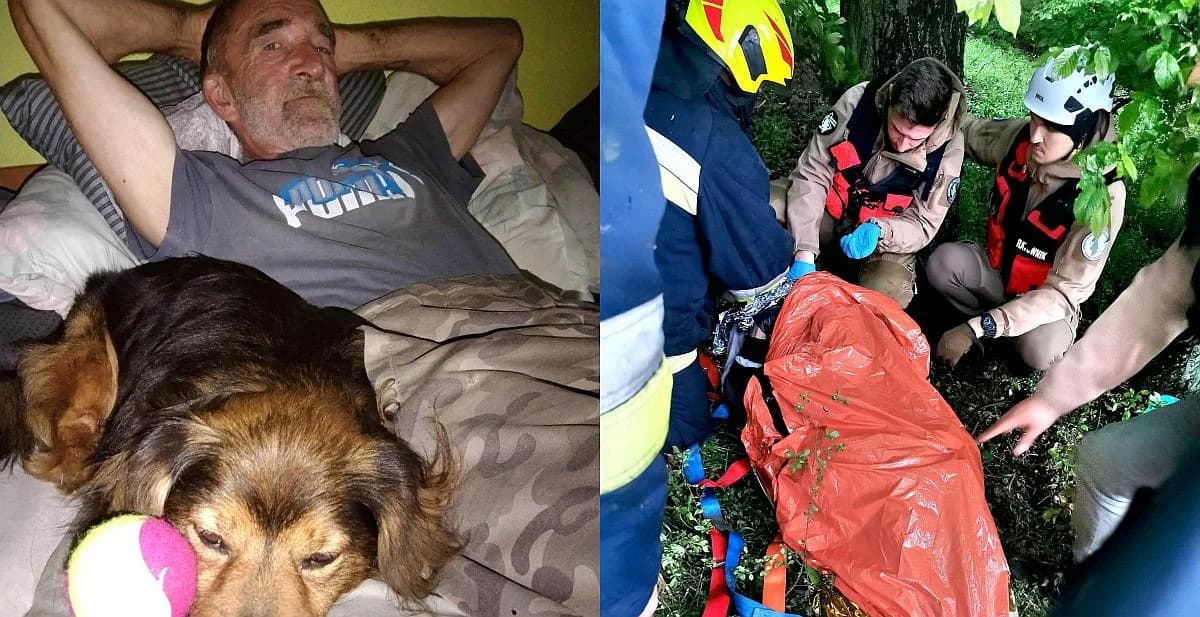 Skierka przez 38 godzin czuwał przy swoim panu. Niesamowita historia z Kotlina