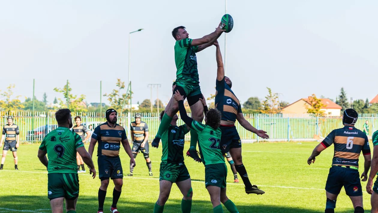 Trzecie ligowe zwycięstwo rugbystów Sparty Jarocin