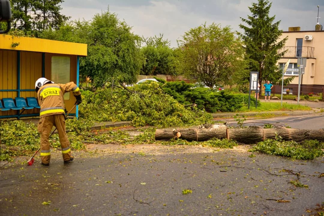 Burza w Jarocinie i okolicy czerwiec 2024
