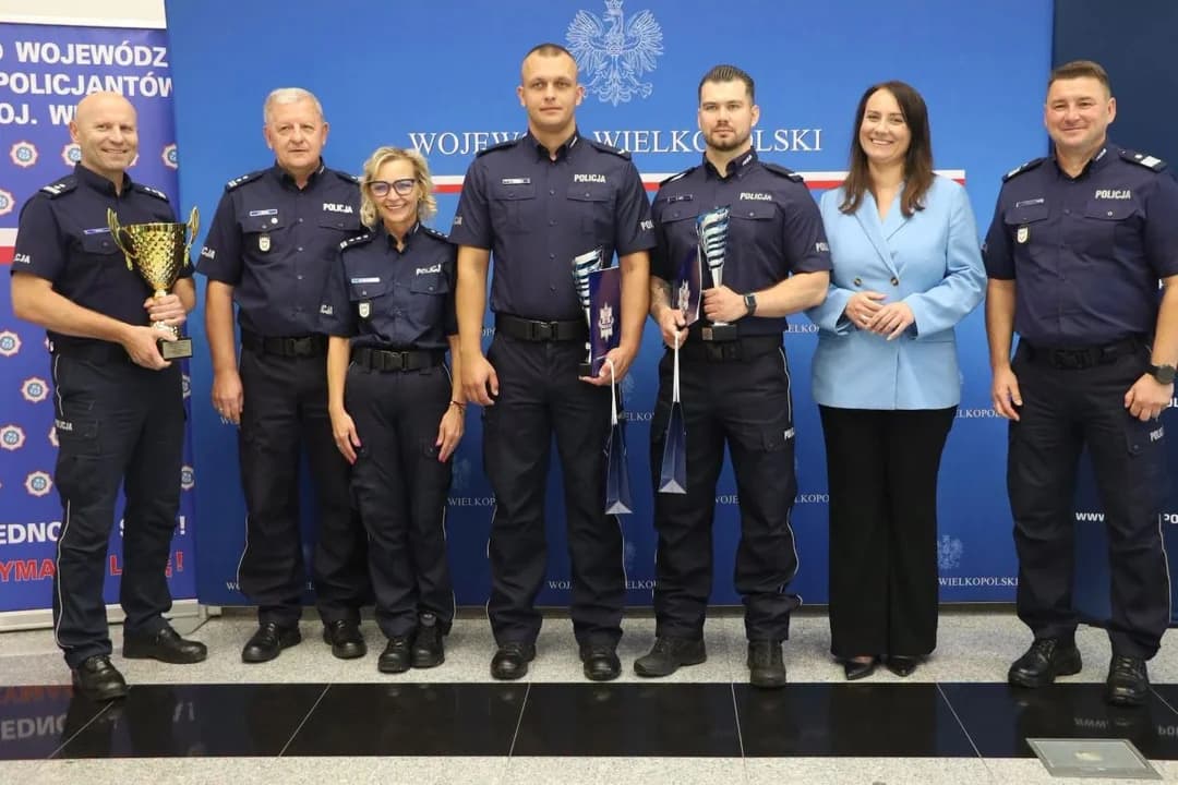 sierż. Kamil Ruta, sierż. Szymon Krawczyk zajęli drugie miejsce w Wielkopolsce w zawodach