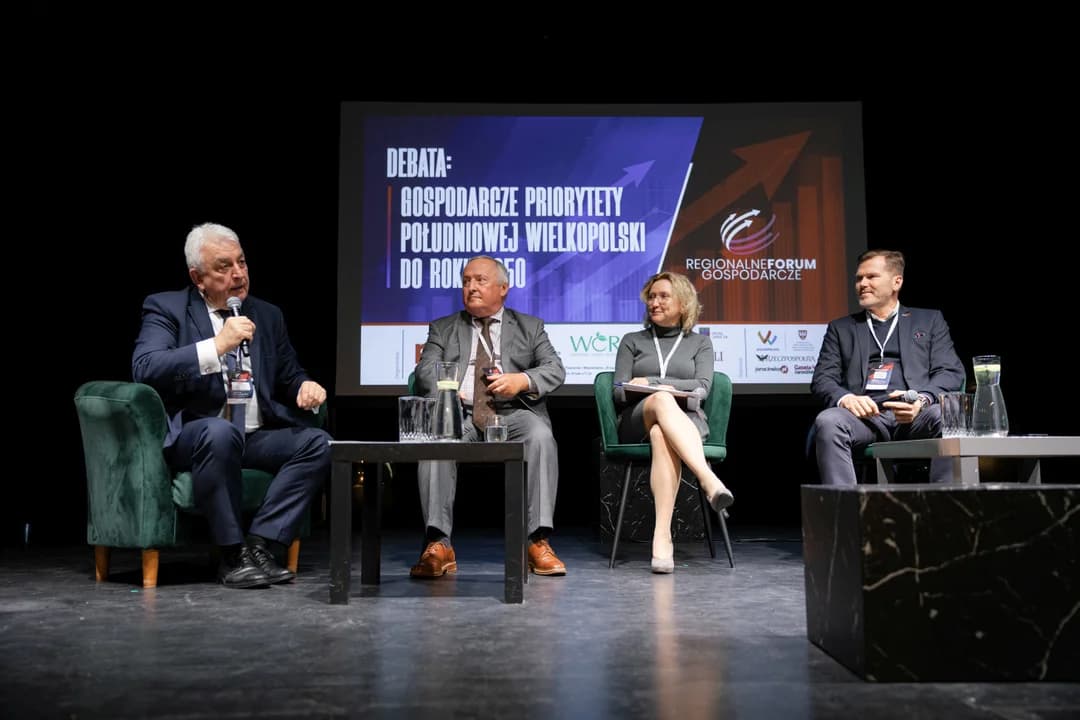 Regionalne Forum Gospodarcze w Jarocinie. Dyskutowali o rozwoju przedsiębiorczości w Południowej Wielkopolsce