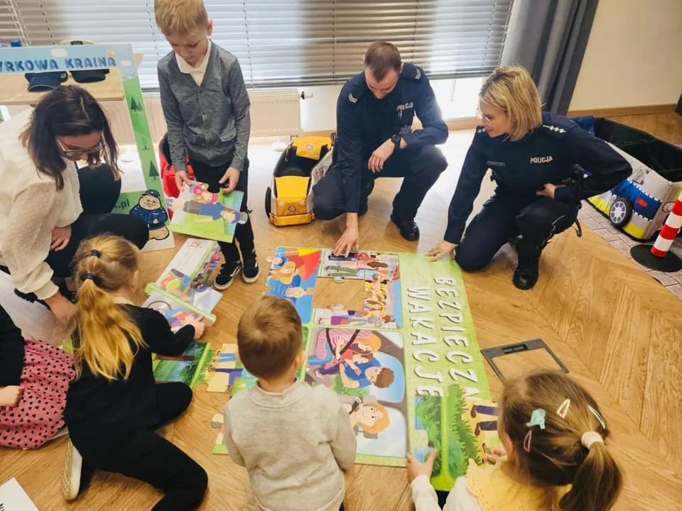 Przedszkolaki z Jarocina i Potarzycy najlepsze w konkursie z sierżantem Pyrkiem [ZDJĘCIA]