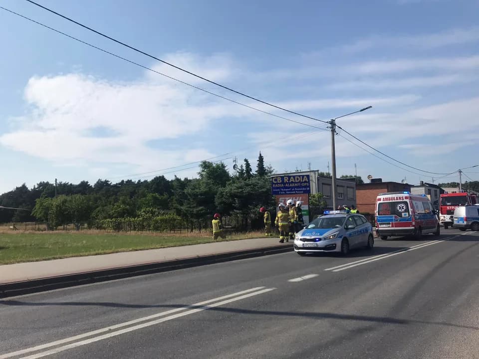 Wypadek hulajnogi na ul. Wrocławskiej w Jarocinie — zdjęcie 6 z 14
