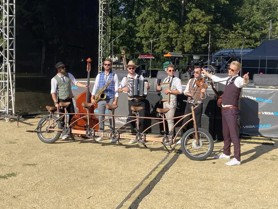 Orkiestra Na Dużym Rowerze dała czadu w amfiteatrze w Jarocinie