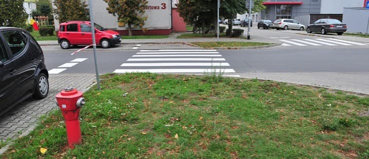 Przejście dla pieszych prowadzi na trawnik. "Wygląda to śmiesznie, ale…"
