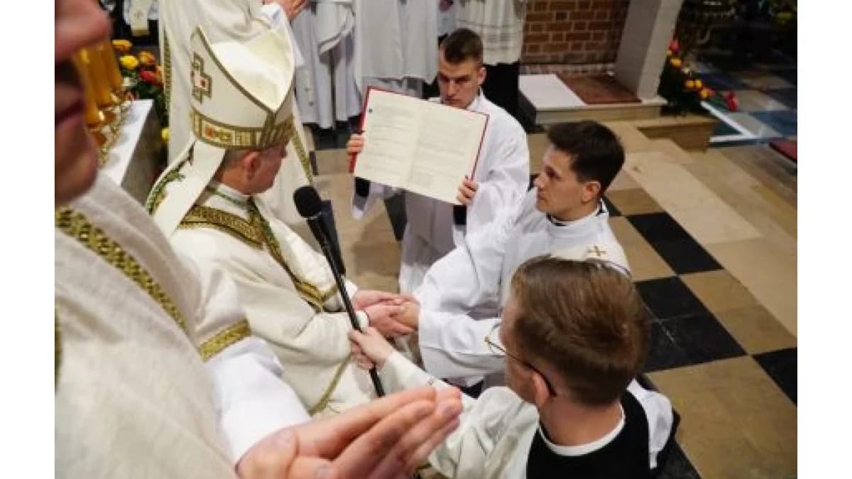 Diakon z naszego terenu przyjął święcenia kapłańskie. Został też skierowany na nową parafię