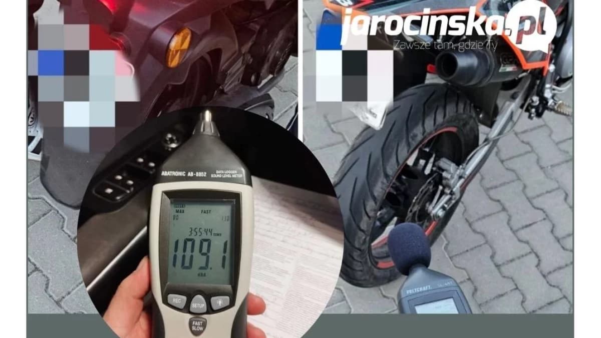 Użytkownicy głośnych motocykli i samochodów zmorą mieszkańców Jarocina