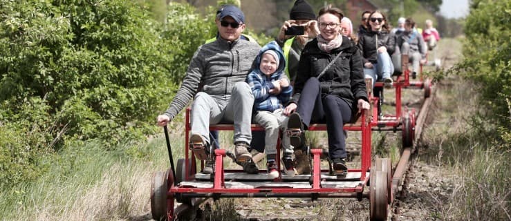 Majówka na drezynach. Skorzystało około 200 osób. Stowarzyszenie planuje piknik