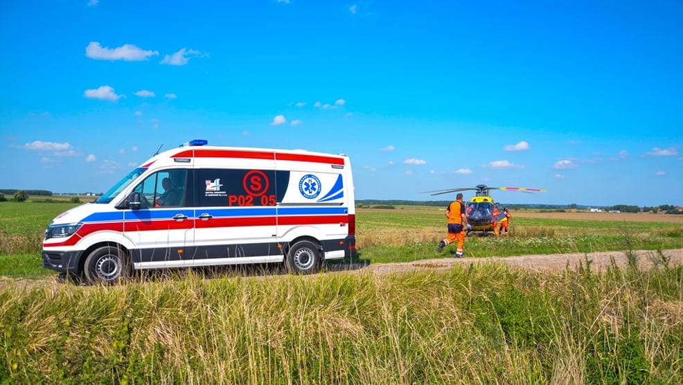 Spadł z wysokości. W ciężkim stanie trafił do szpitala. Zmarł
