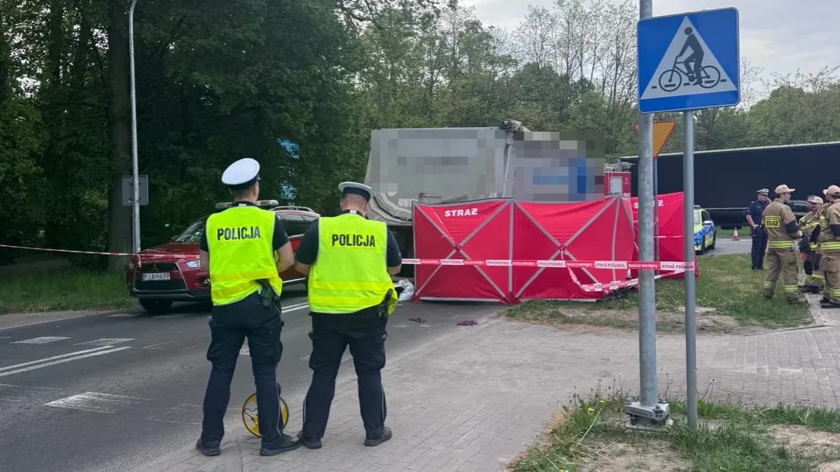 Zginęła pod kołami ciężarówki. Biegły ustalił, jak doszło do tragedii w Witaszyczkach