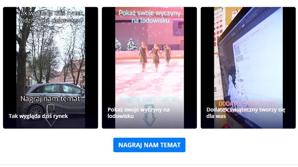 Widzisz coś ważnego? Chcesz to pokazać innym? Nagraj nam temat
