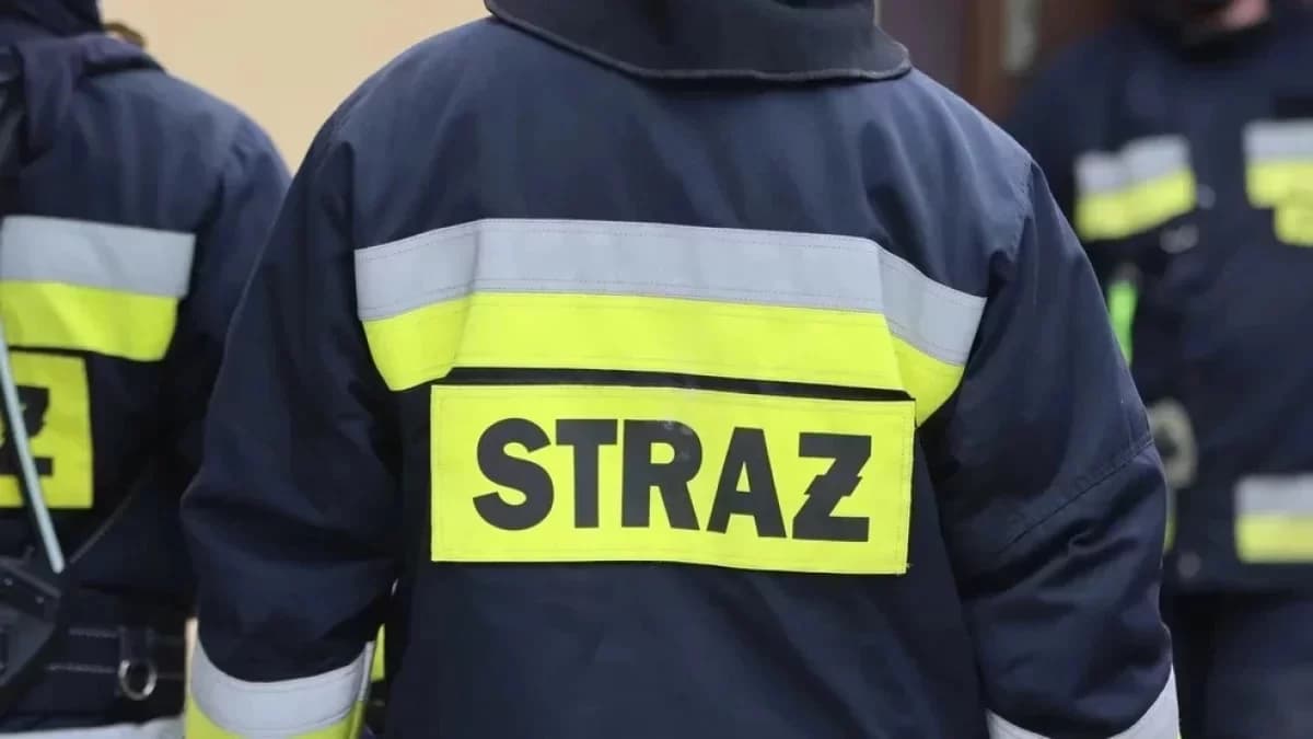 Pożar fotowoltaiki. Na miejsce wysłano sześć zastępów straży pożarnej