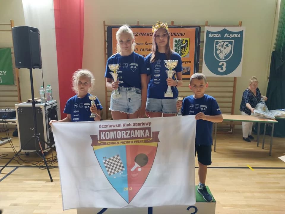 Sukcesy warcabistów Komorzanki w Środzie Śląskiej