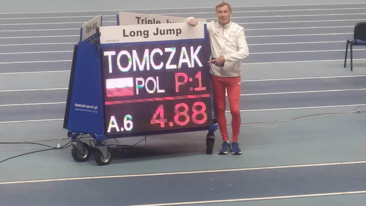 Jan Tomczak nowym Mistrzem Świata w skoku w dal