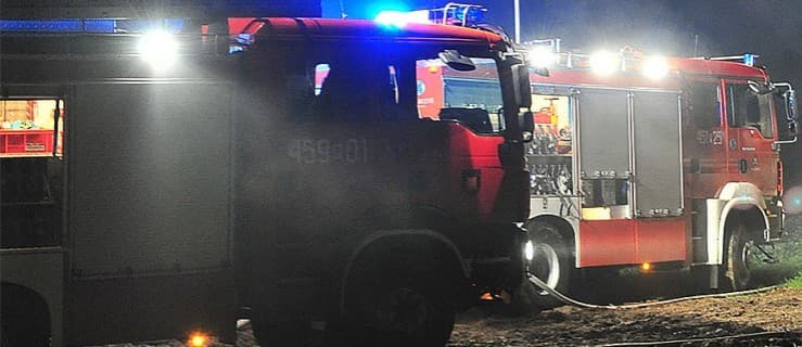 Sylwester w powiecie. Dwa pożary od petard