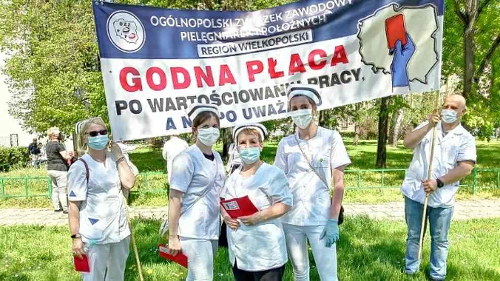 Pielęgniarki protestowały w Warszawie. Domagają się podwyżek