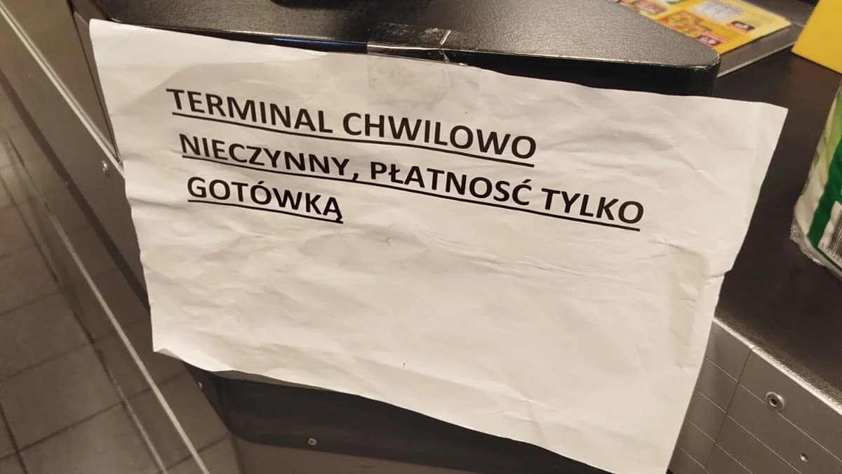 Uwaga. Tylko gotówką w marketach. Awaria kart w Jarocinie i okolicy!