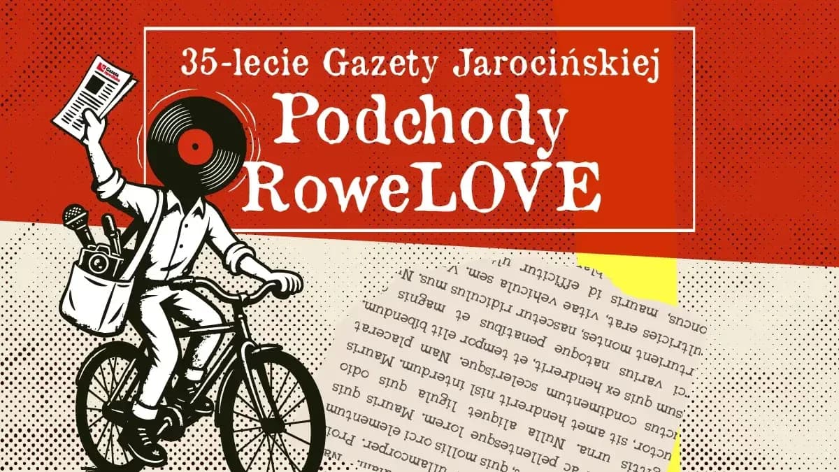 Niezwykły Rajd Rowerowy na 35-lecie Gazety Jarocińskiej. ZAPISZ się już teraz!