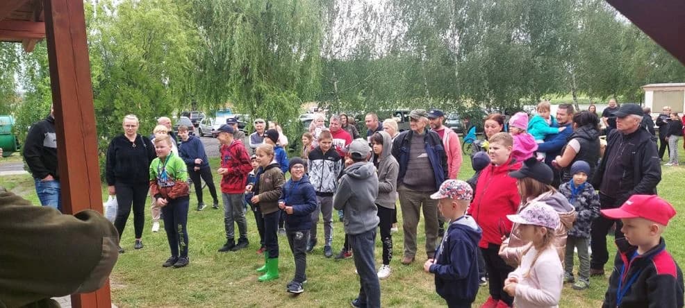 Dzieci z rybami świętowały Dzień Dziecka na stanicy w Siedleminie
