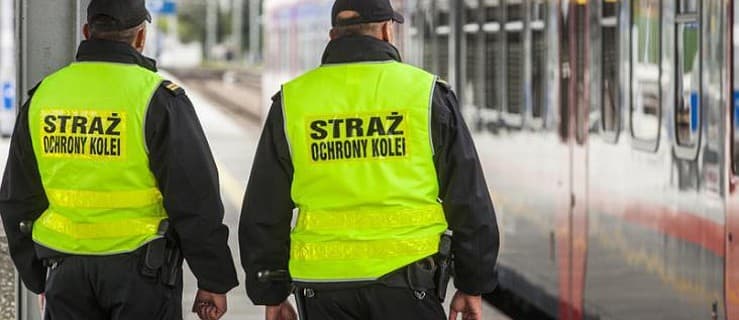 Spod maski auta wydobywał się dym. Pomogli funkcjonariusze Straży Ochrony Kolei
