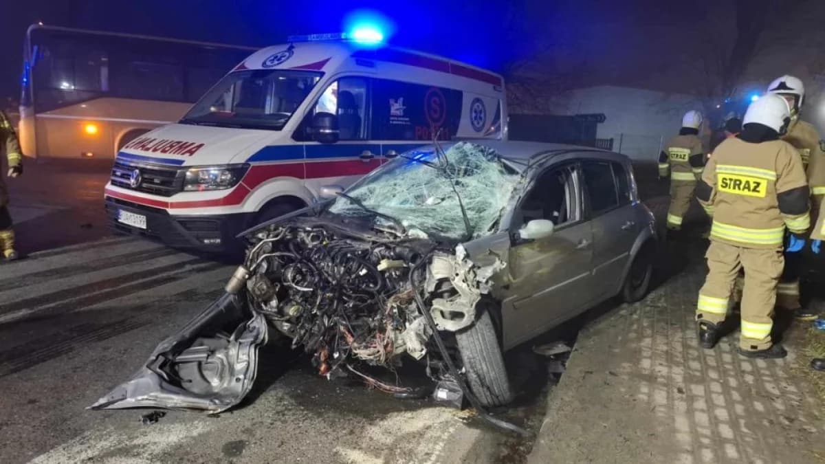 Dwa wypadki w jednym czasie - jeden w gminie Jarocin, drugi w gminie Jaraczewo. Trzy osoby poszkodowane