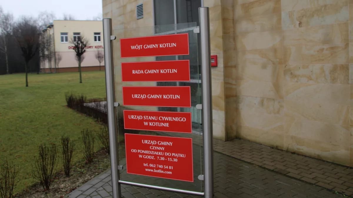 Nabór na stanowisko urzędnicze. Gmina Kotlin szuka pracownika