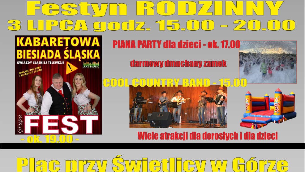 Festyn rodzinny w Górze. Można będzie wesprzeć leczenie małej Stefanii