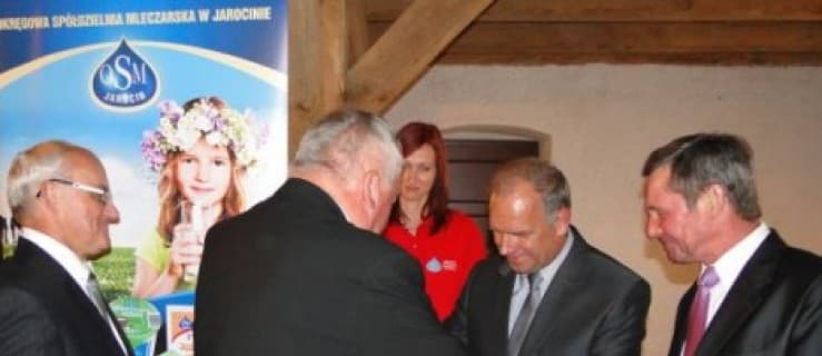 Burmistrz chwalił masło z Jarocina