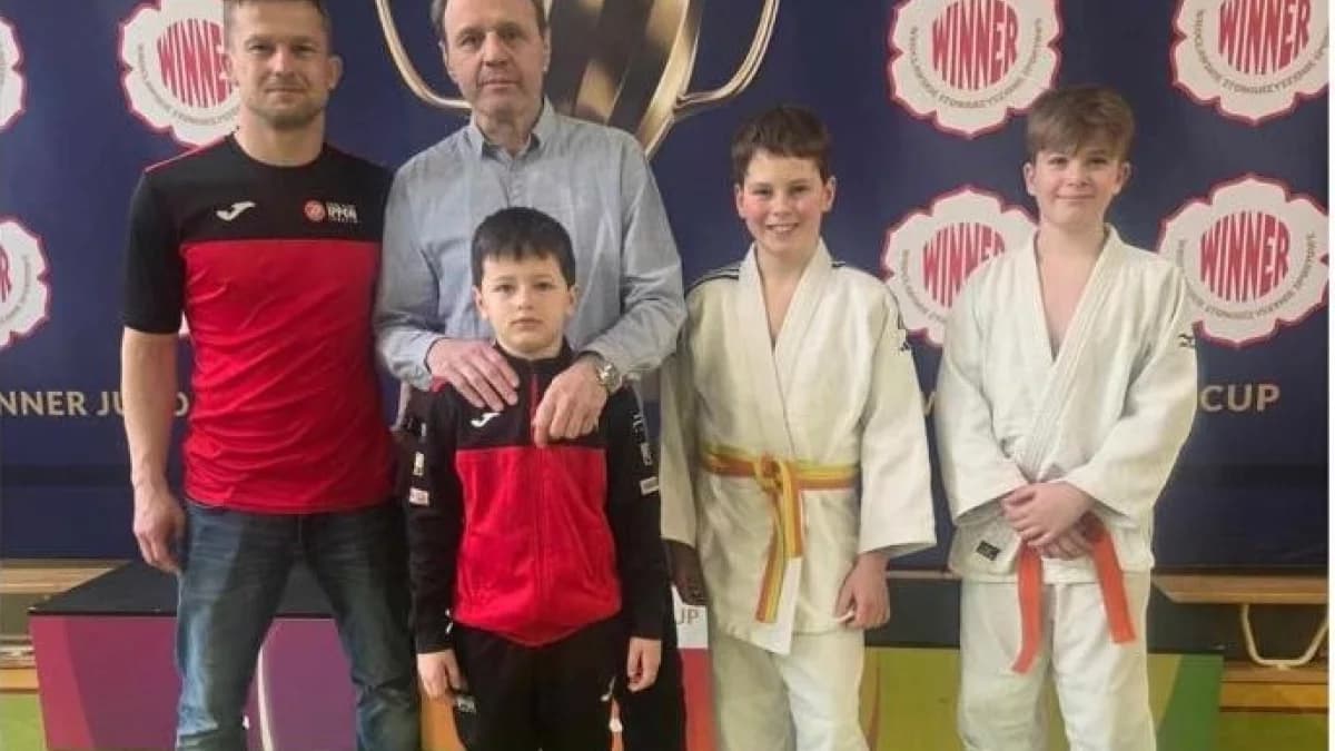 Pojechali na turniej i spotkali olimpijską legendę