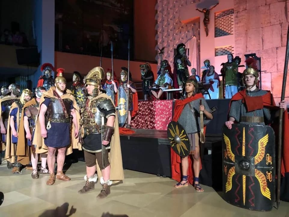 Wyjątkowe wydarzenie w kościele franciszkanów w Jarocinie. Rockowe Misterium Pasyjne przed Niedzielą Palmową [ZDJĘCIA]