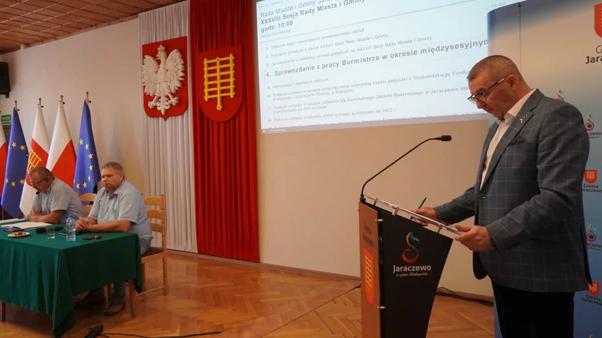 Gmina Jaraczewo z milionami na drogi i stację uzdatniania wody