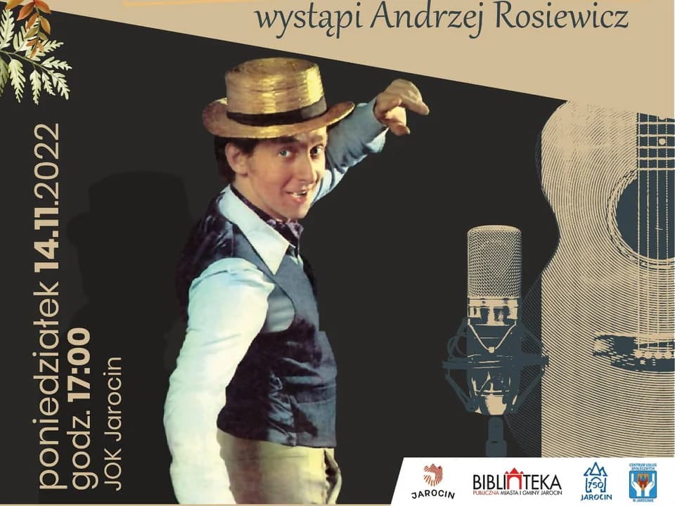 Andrzej Rosiewicz na Dzień Seniora. Kolejne wydarzenia dla jarociniaków 60+