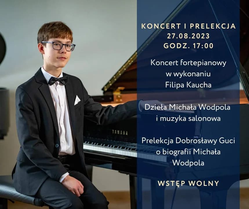 Koncert utalentowanego artysty i prelekcja w Śmiełowie