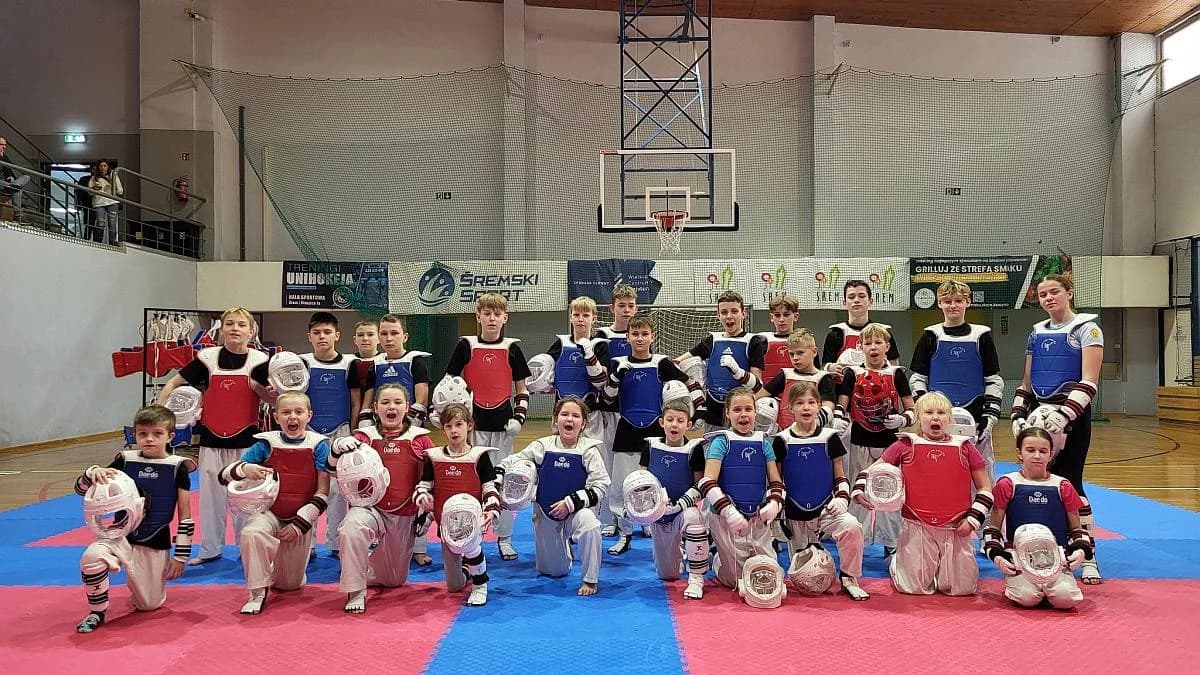Młodzi taekwondziści z Jarocina na konsultacjach w Śremie