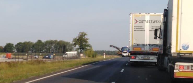 Remont na drodze krajowej. Ruch wahadłowy i korki