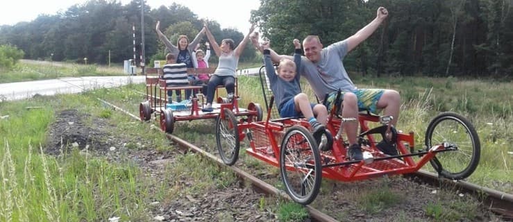 Przyjechali na festiwal. Przejechali drezynami 344 km