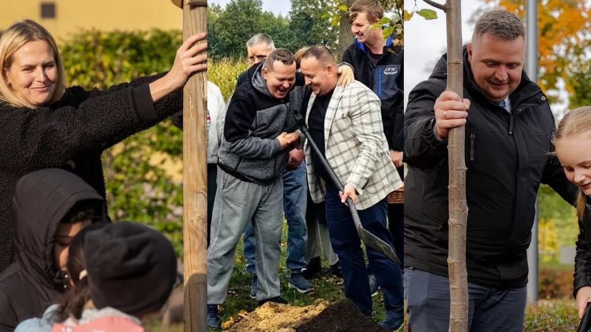 Posadzili drzewa w ramach inicjatywy #BaumChallenge2025