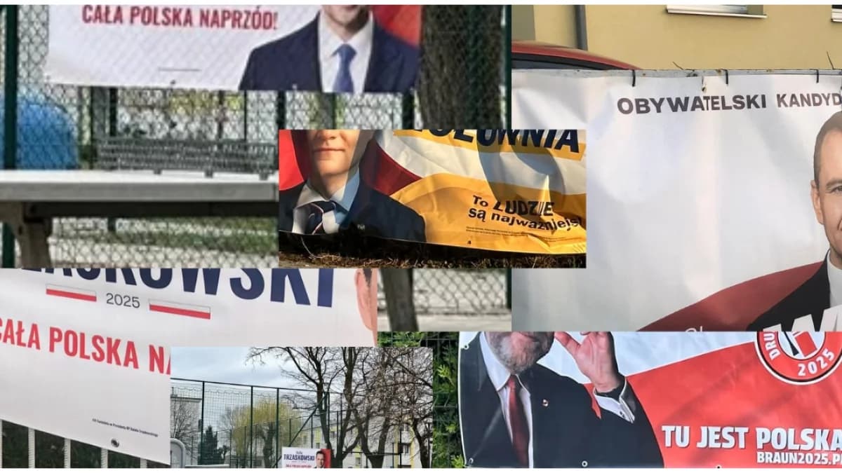 Im bliżej wyborów, tym więcej plakatów i banerów w Jarocinie. Niektóre wiszą nielegalnie [ZDJĘCIA]