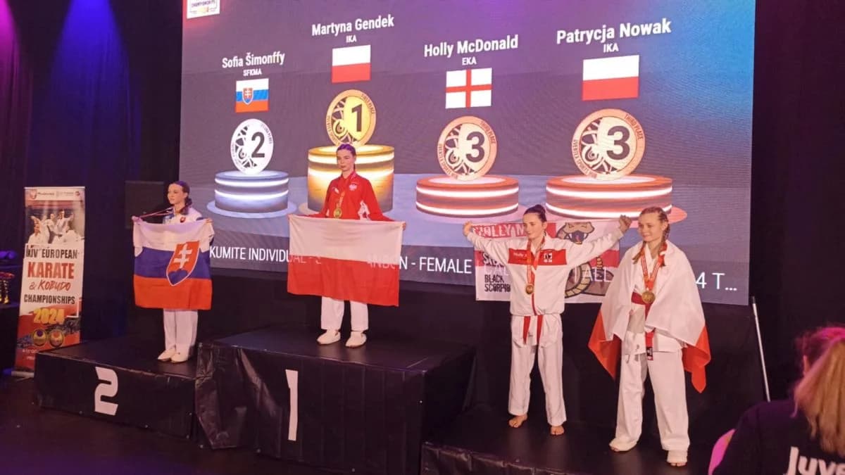 Martyna Gendek Mistrzynią Europy w karate [ZDJĘCIA]