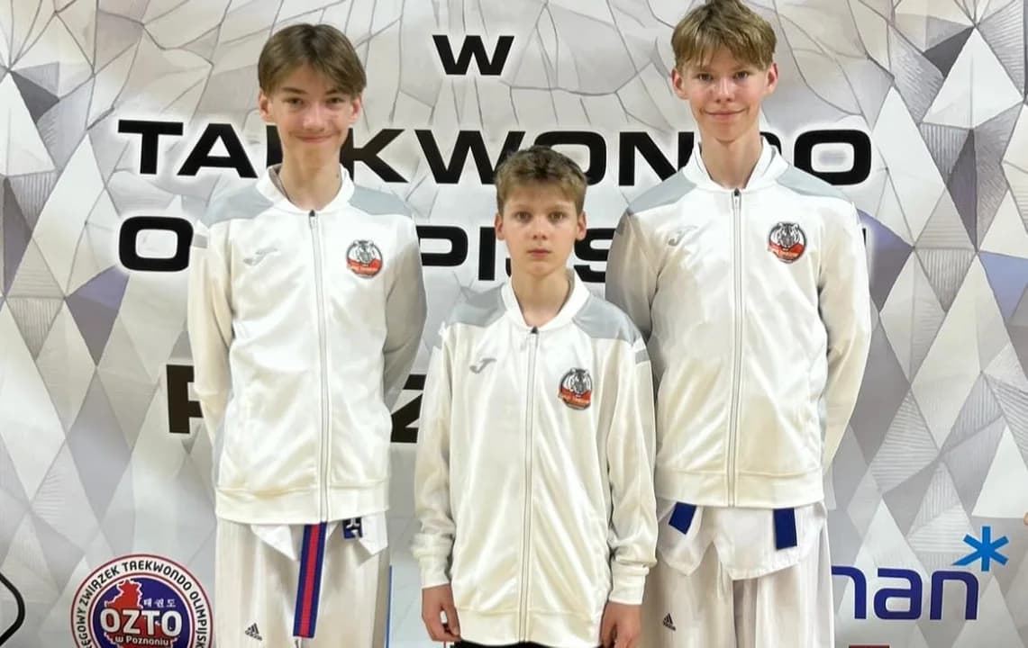 Kolejne sukcesy taekwondzistów Białych Tygrysów Jarocin