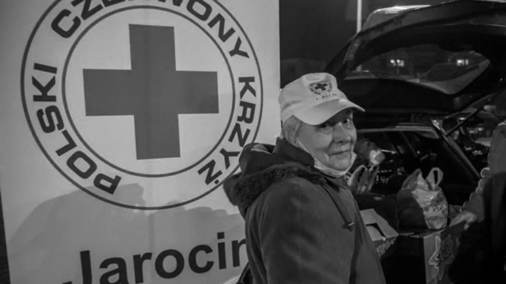 Nie żyje Regina Wawrzyniak, prezes PCK w Jarocinie. Od dwóch tygodni była bardzo zaangażowana w pomoc Ukrainie