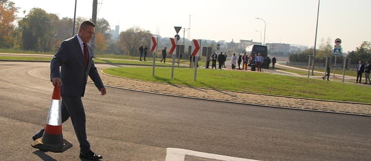 Burmistrz odblokował ruch na nowym łączniku