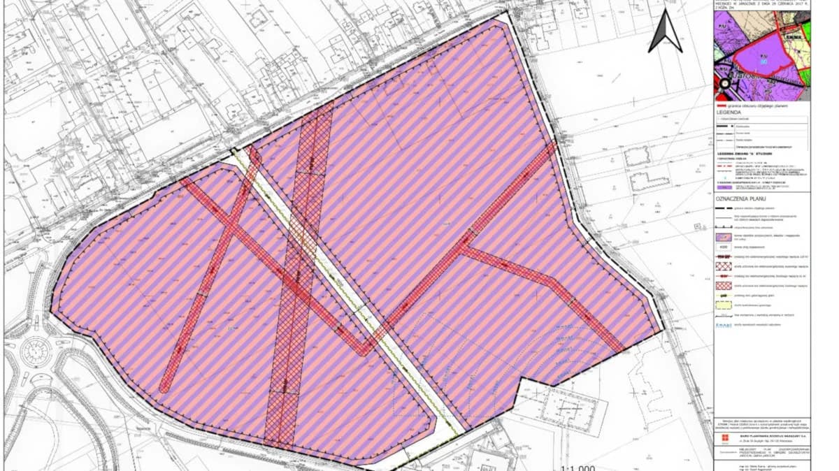 Plan zagospodarowania na teren przy węźle S11 w Jarocinie uchwalony