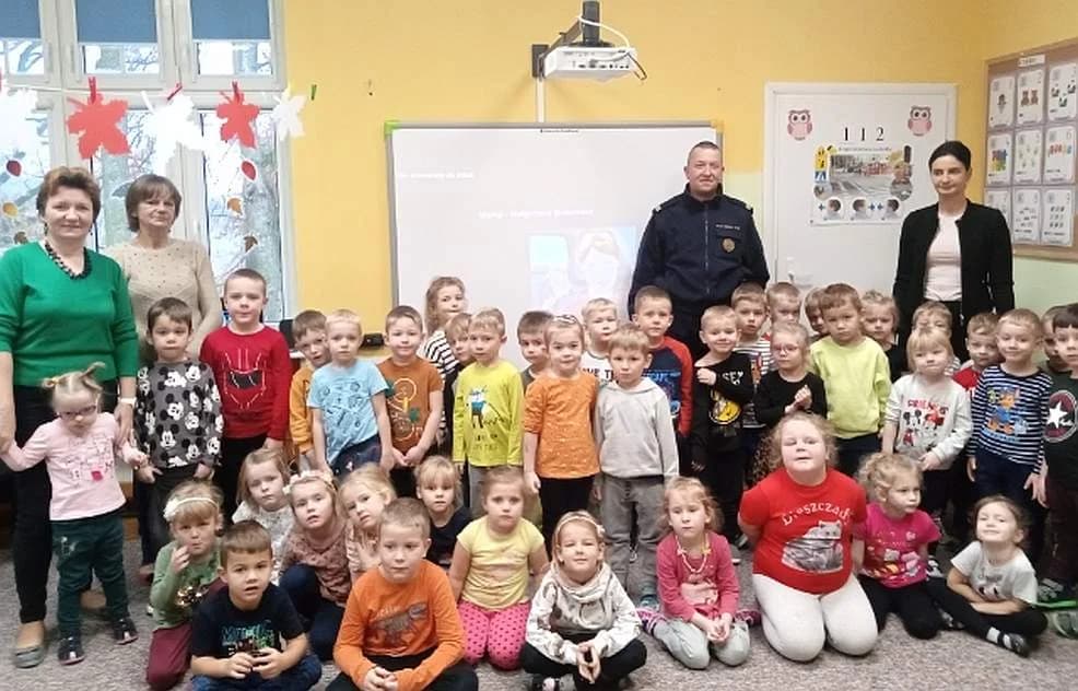 Prelekcja z udziałem Straży Ochrony Kolei dla 175 przedszkolaków