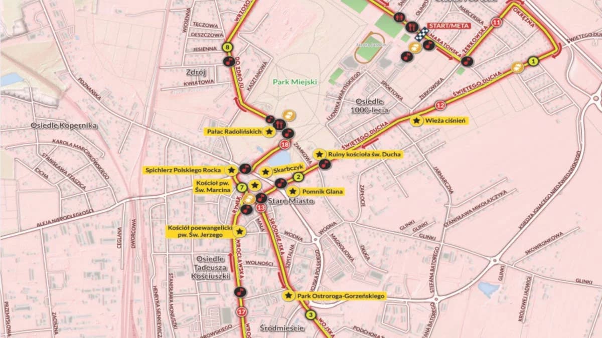 UWAGA, spore utrudnienia w ruchu, zamkną pół miasta - już dzisiaj Rockrun Jarocin. Podajemy szczegóły