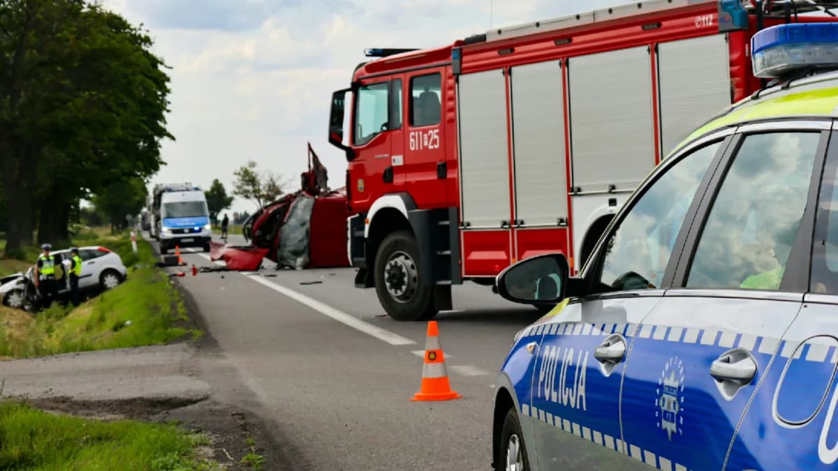 Mieszkaniec gminy Jarocin ranny w wypadku na DK 11