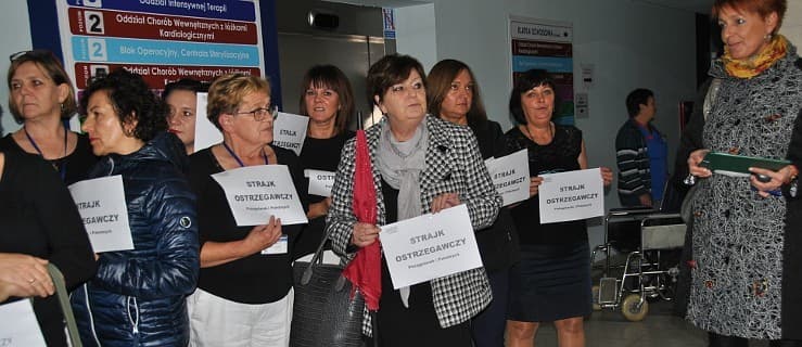 Nadal nie ma porozumienia w  szpitalu. Pielęgniarki odeszły od łóżek [WIDEO]